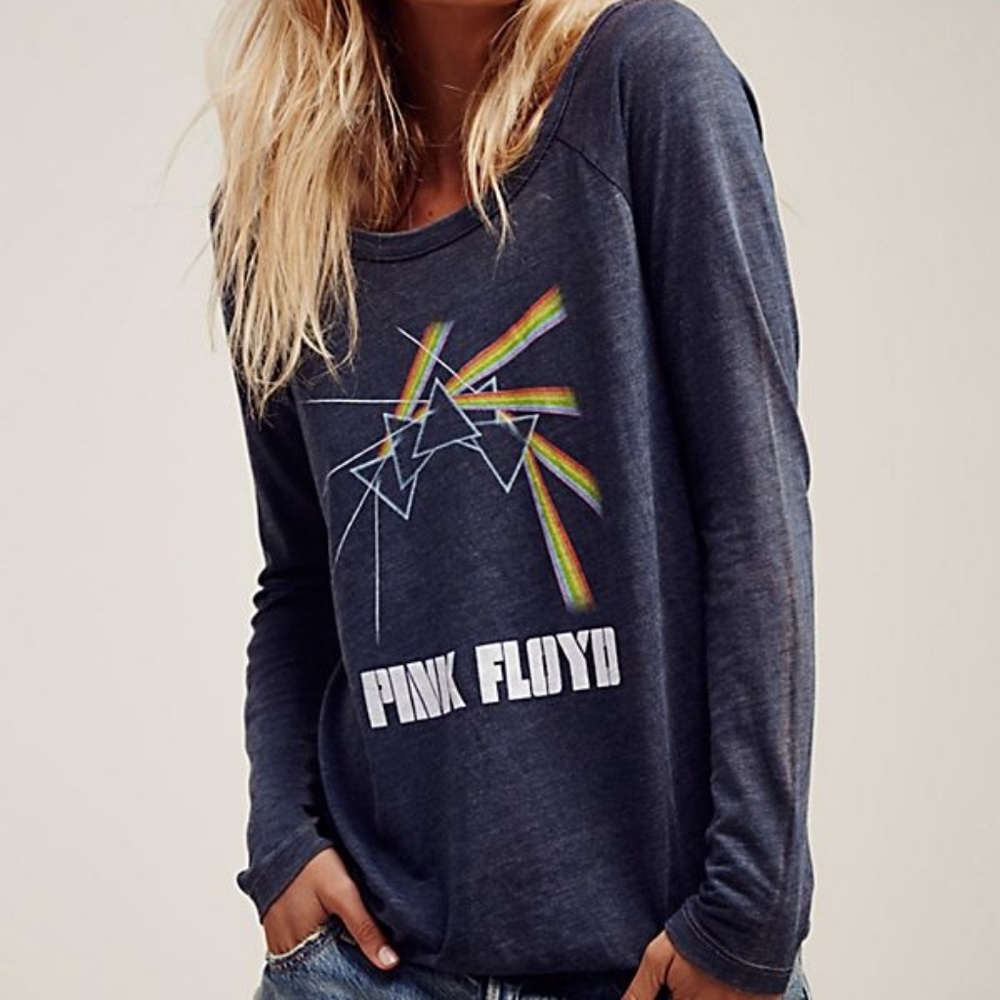 Chaser Free People Pink Floyd tee.